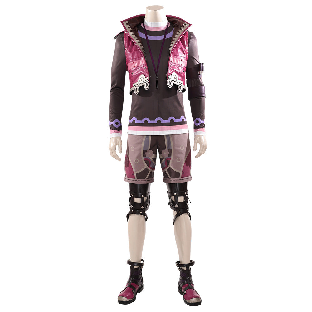 Xenoblade Chronicles : Definitive Edition Shulk Purple Cosplay Costume