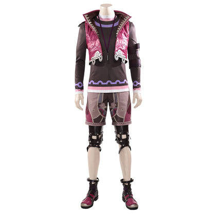 Xenoblade Chronicles : Definitive Edition Shulk Purple Cosplay Costume