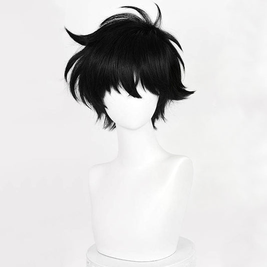 Detective Conan Kid the Phantom Thief Black Cosplay Wig