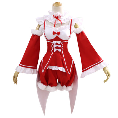 Re: Life In A Different World From Zero Rem Ram Christmas Cosplay Costume