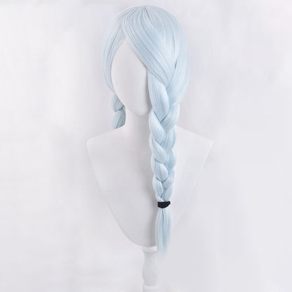 Genshin Impact Yelan Noir Violet Cosplay Perruque