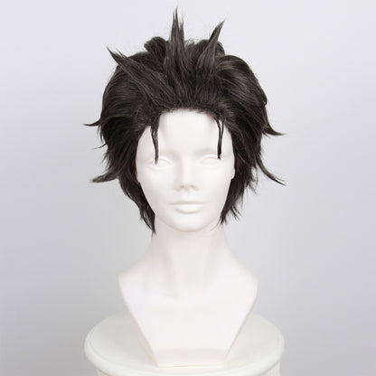 Re: Life In A Different World From Zero Subaru Natsuki Black Cosplay Wig 400A