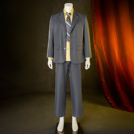 Joker: Folie à Deux Arthur Fleck Grey Suit Cosplay Costume