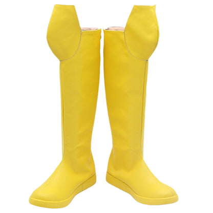 Akatsuki Deidara de Naruto Halloween zapatos blancos botas de Cosplay