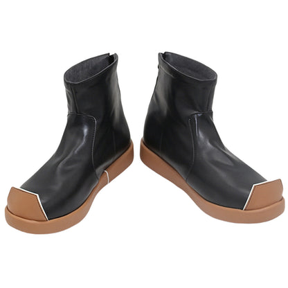 Akatsuki Deidara de Naruto Halloween zapatos blancos botas de Cosplay