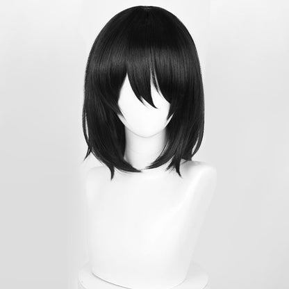 Parrucca Cosplay Genshin Impact Yelan nero viola