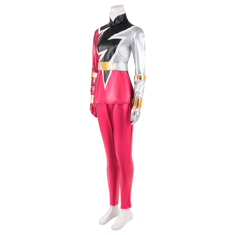 Power Rangers Dino Fury Pink Ranger Cosplay Costume