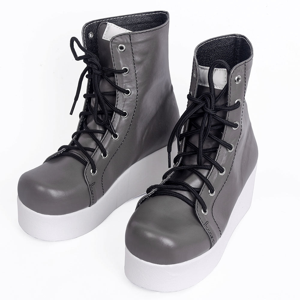 Akatsuki Deidara aus Naruto Halloween Weiße Schuhe Cosplay Stiefel