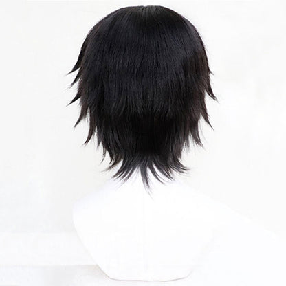 Genshin Impact Yelan Noir Violet Cosplay Perruque