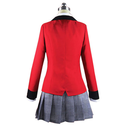 Kakegurui Compulsive Gambler Yumeko Jabami Cosplay Costume - New Edition