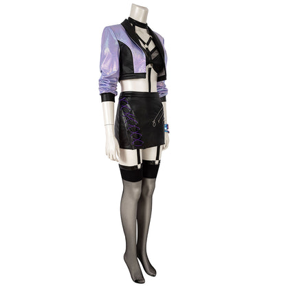 League Of Legends LOL 2020 S10 K/DA KDA All Out Evelynn Cosplay Costume