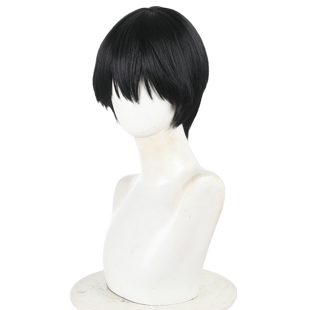 The Summer Hikaru Died Tsujinaka Yoshiki Black Cosplay Wig