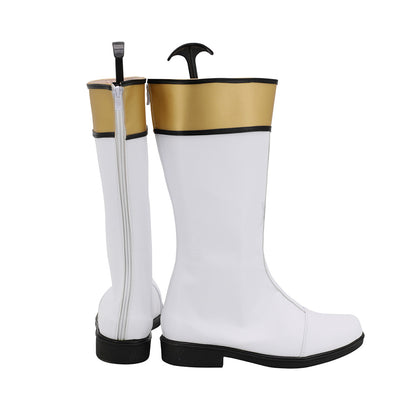 Akatsuki Deidara aus Naruto Halloween Weiße Schuhe Cosplay Stiefel