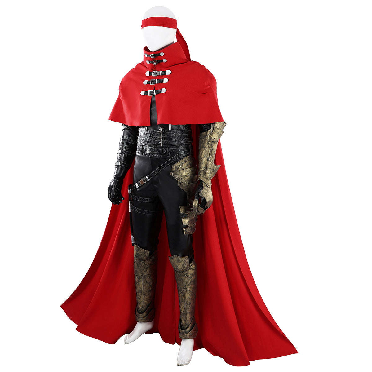 Final Fantasy VII FF7 Remake Revalation Rebirth Vincent Valentine Cosplay Costume