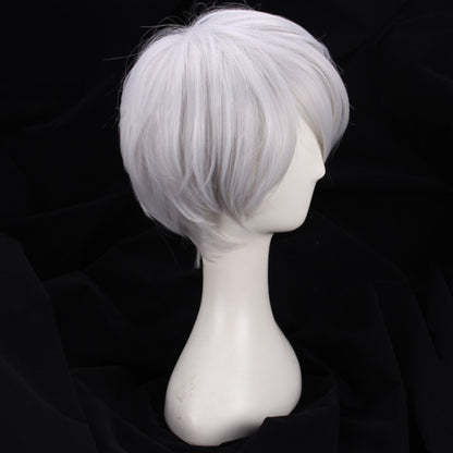Peluca cosplay de plata de Arlan Honkai: Star Rail
