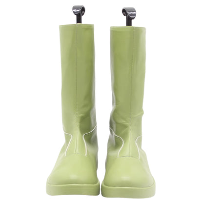 Akatsuki Deidara de Naruto Halloween zapatos blancos botas de Cosplay