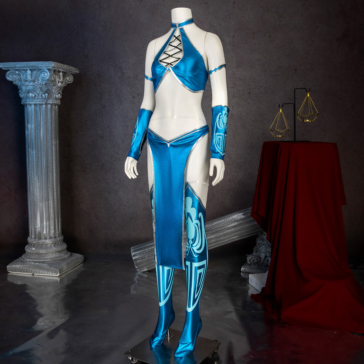 mortal kombat dress Kitana Cosplay Costume: 1 Inspired Full Set Getting into it that costume hard to explain This is a full costume Adult Sub-Zero Costume - Mortal