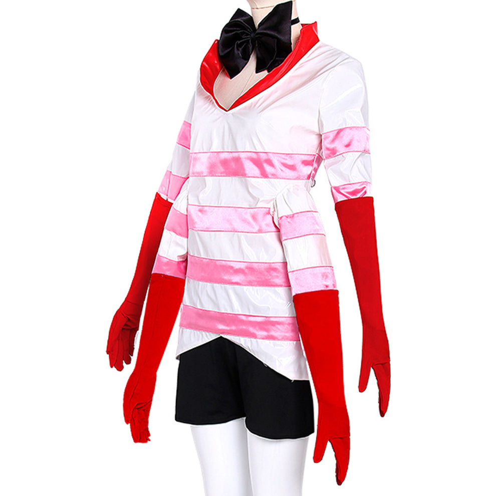 Hazbin Hotel Angel Dust Cosplay Costume – Gcosplay