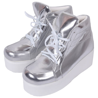 Persona 5: Dancing Star Night Yusuke Kitagawa Silver Cosplay Shoes