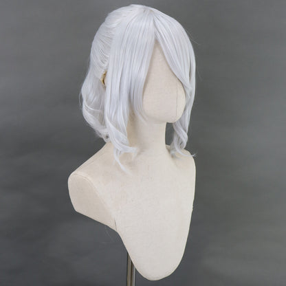 Hell's Paradise: Jigokuraku Yamada Asaemon Shion Silver Cosplay Peluca