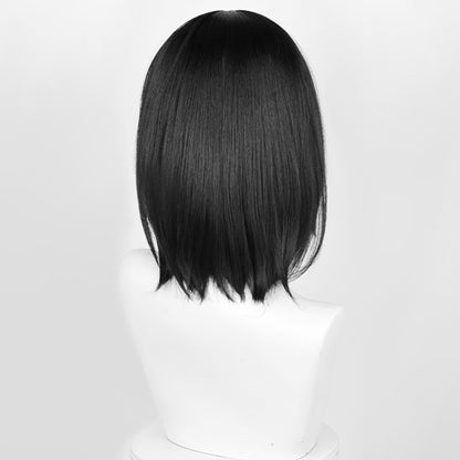 Parrucca Cosplay Genshin Impact Yelan nero viola