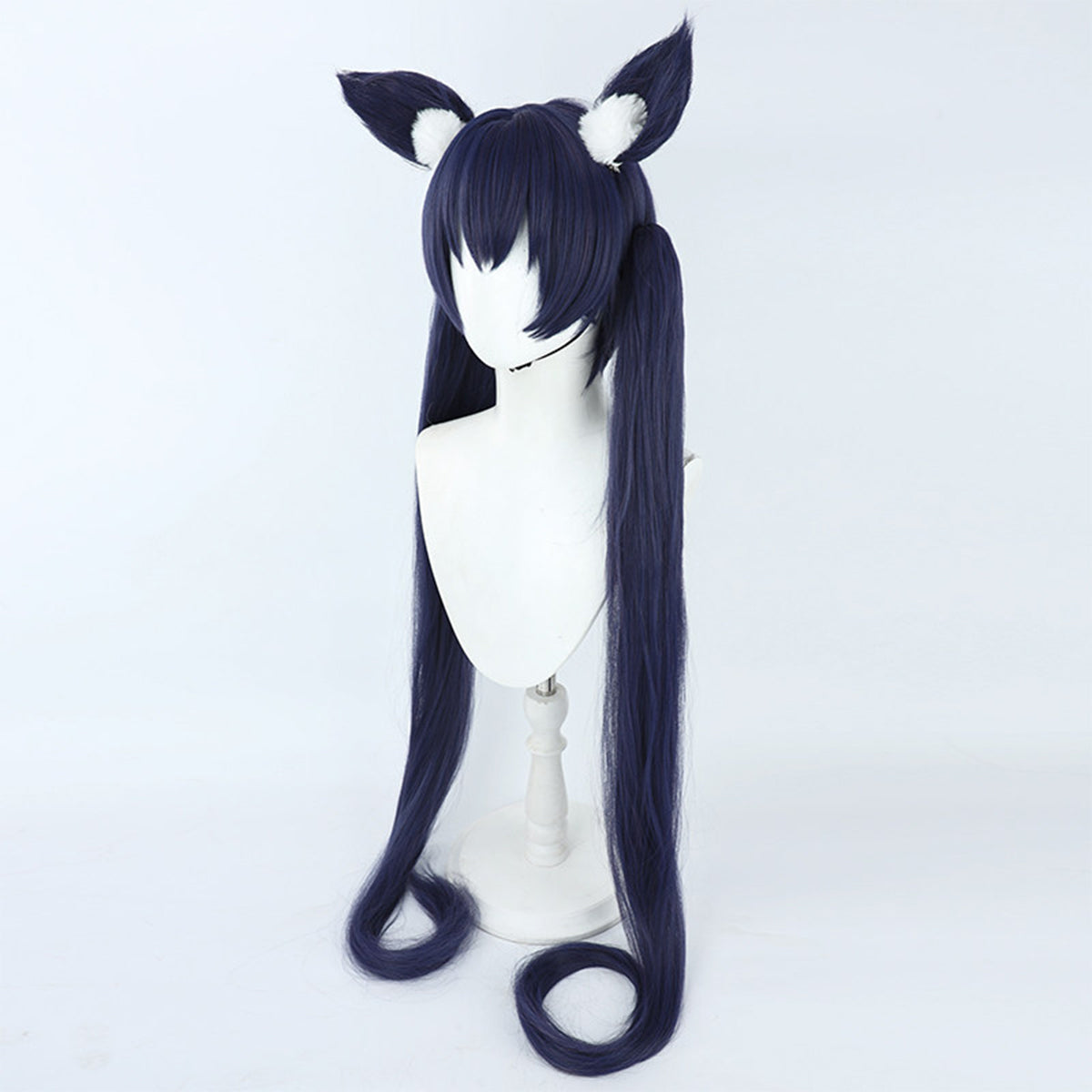 Blue Archive Kuromi Serika Black Cosplay Wig