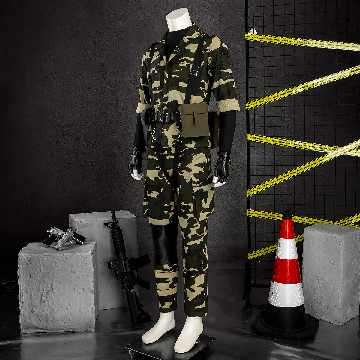 Metal Gear Solid Delta: Snake Eater Big Boss Naked Snake Military Camouflage Uniforms Cosplay Costume