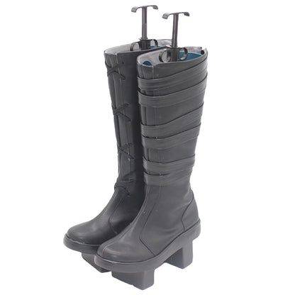 Akatsuki Deidara de Naruto Halloween zapatos blancos botas de Cosplay