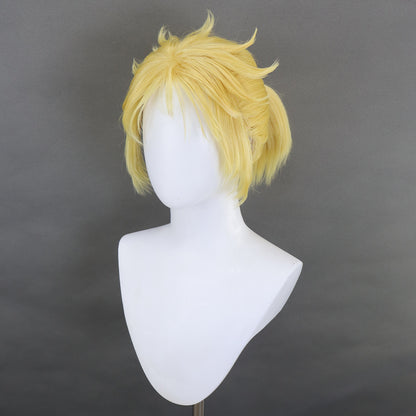 Chainsaw Man Denji 金色 Cosplay 假髮