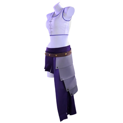 One Piece Nico Robin Elbaph Arc Anime Purple Cosplay Costume
