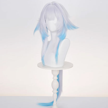 Honkai: Star Rail Cerydra Blue Cosplay Wig