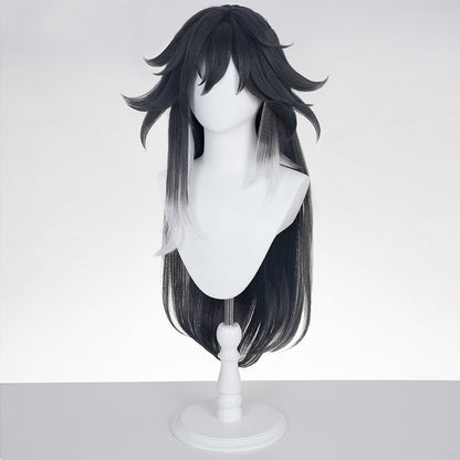 Honkai: Star Rail Ashveil Black Cosplay Wig