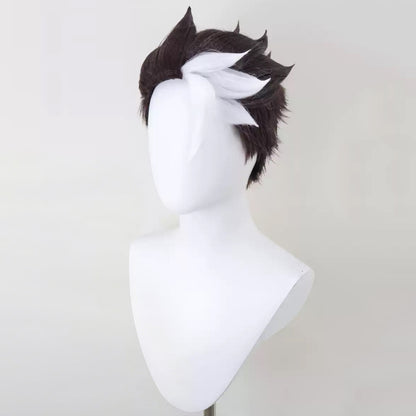 Critical Role The Mighty Nein Fjord Stone Black White Cosplay Wig