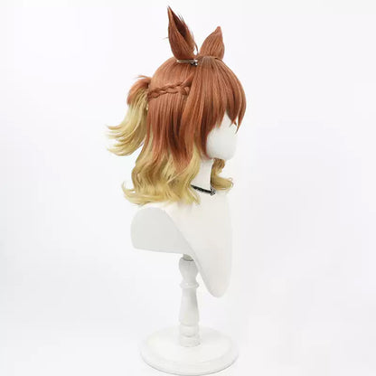 Perruque de cosplay en argent Honkai: Star Rail Arlan