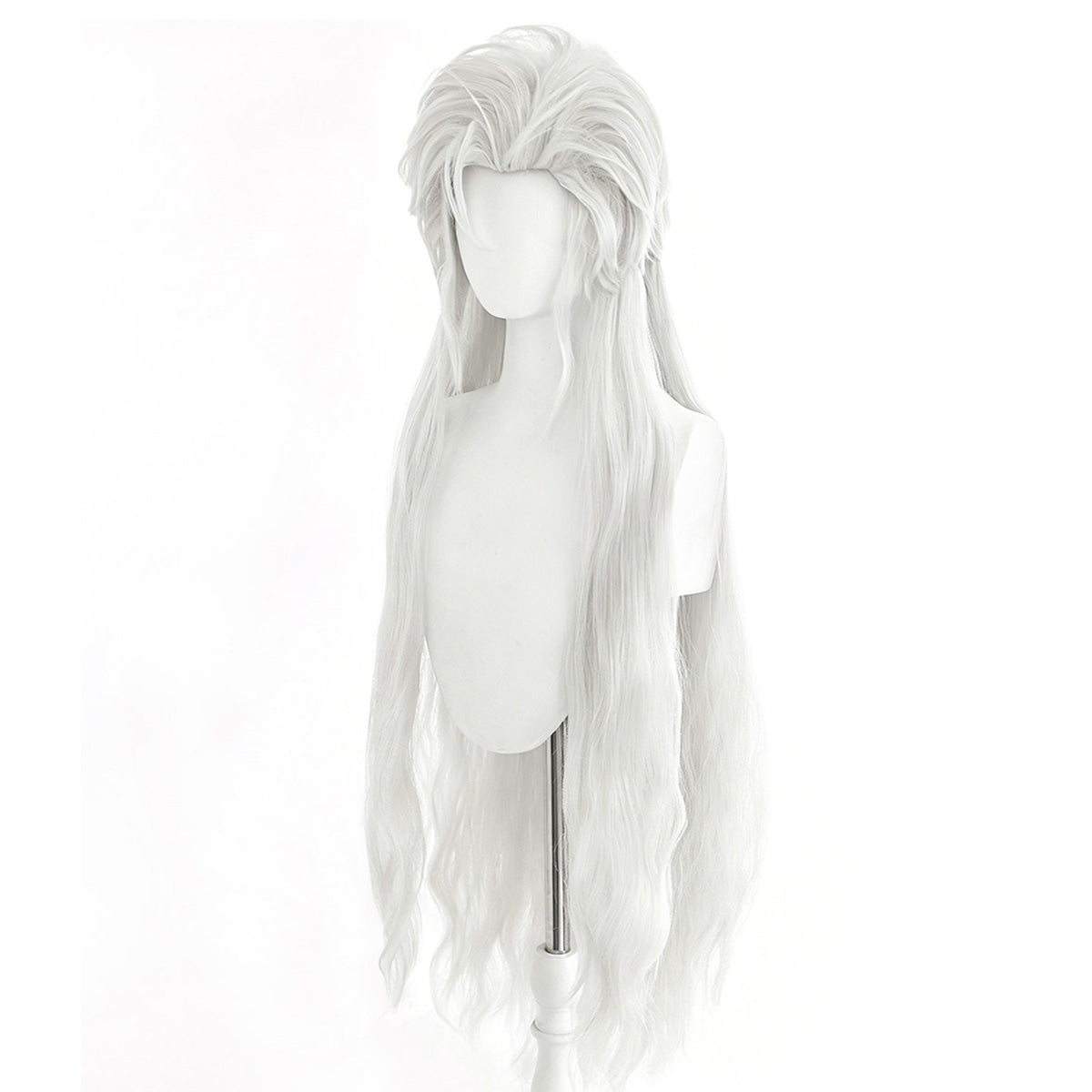 Love And Deepspace Sylus Silverwing Fiend White Cosplay Wig
