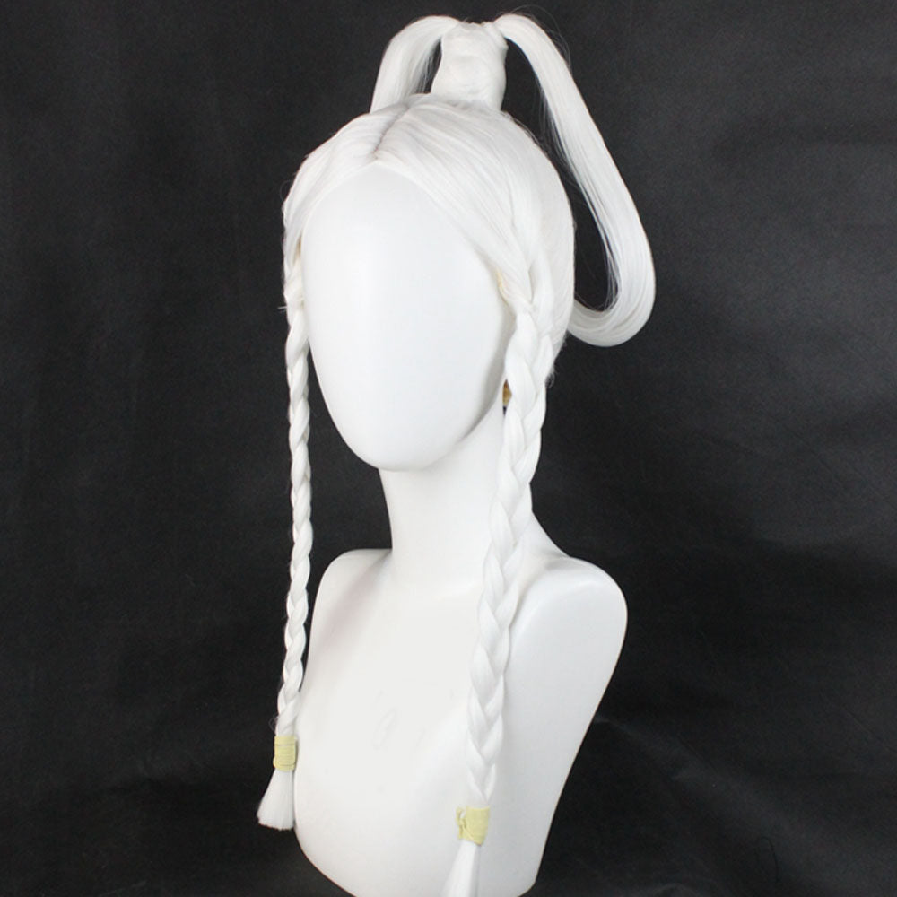 Avatar The Last Airbender Princess Yue White Cosplay Wig - Without Head Accessory