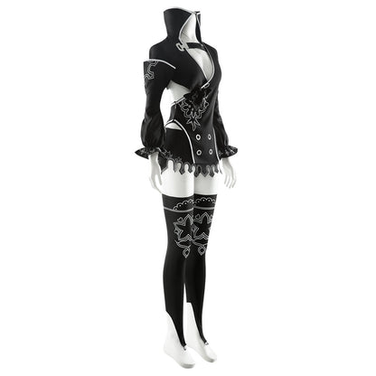 NieR: Automata 2B YoRHa Nr. 2 Typ B Halloween-Cosplay-Kostüm