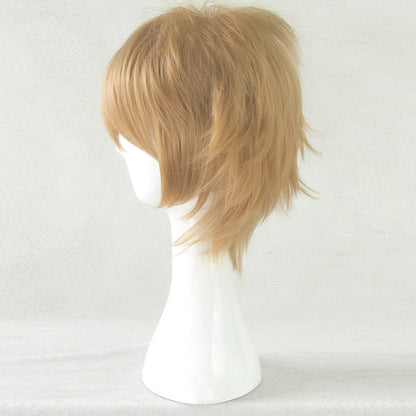 Danganronpa: Trigger Happy Havoc Byakuya Togami Golden Cosplay Wig