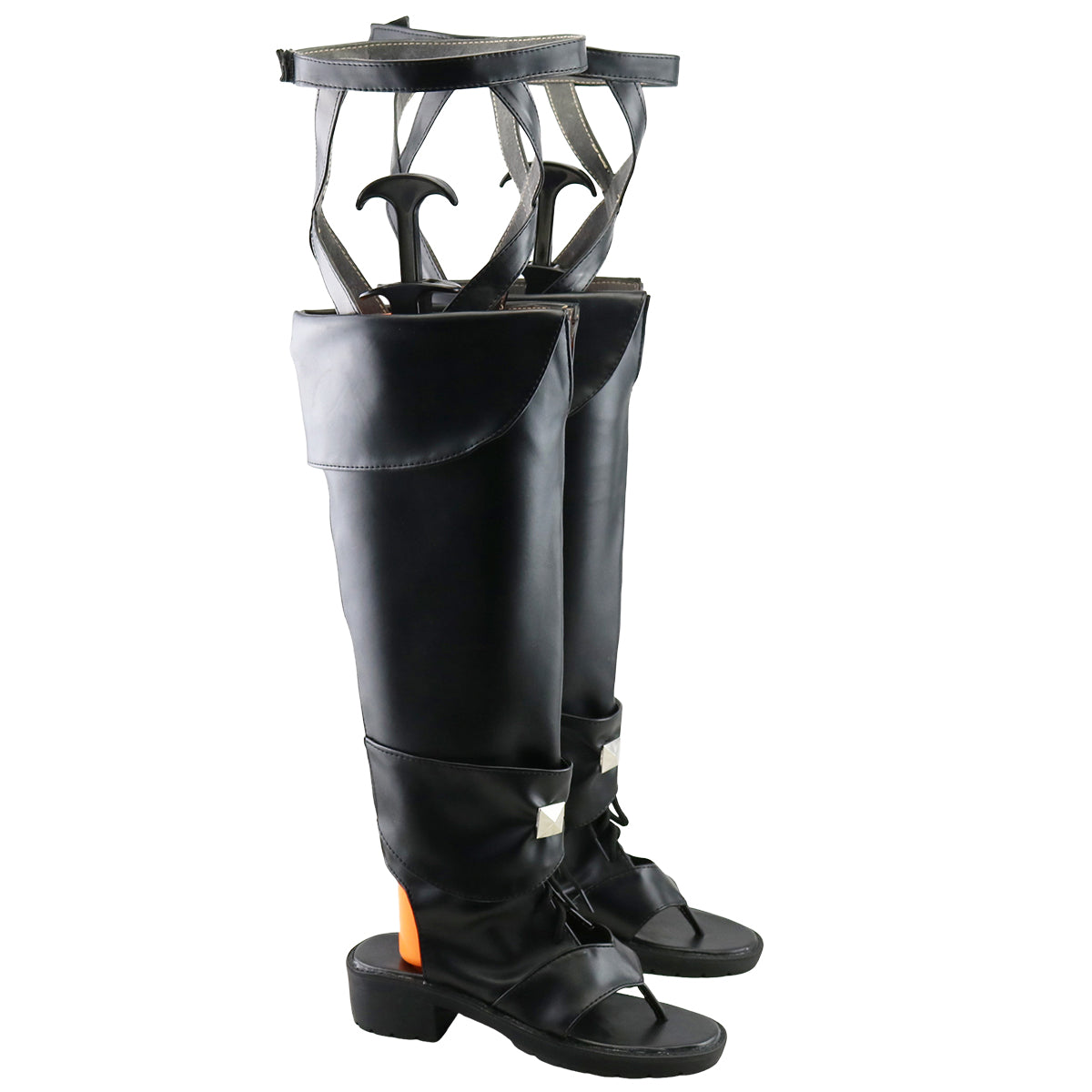 Akatsuki Deidara de Naruto Halloween zapatos blancos botas de Cosplay