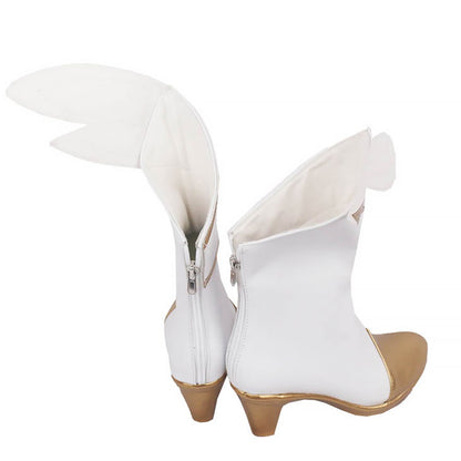 League of Legends Wild Rift LOL Star Guardian Seraphine White Cosplay Shoes