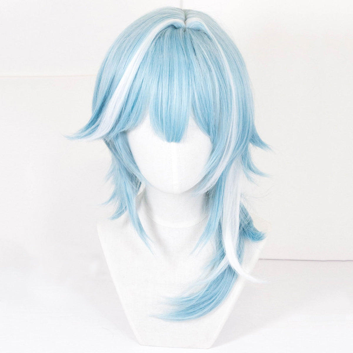 Genshin Impact Eula Blue Cosplay Wig