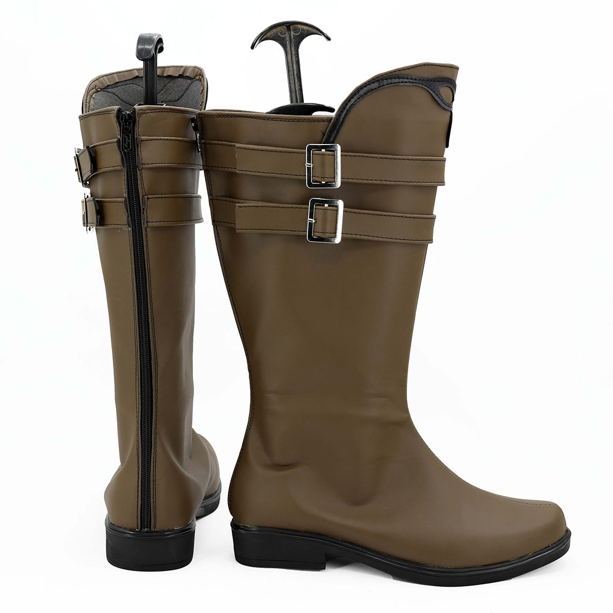 Devil May Cry 3 Vergil Brown Shoes Cosplay Boots