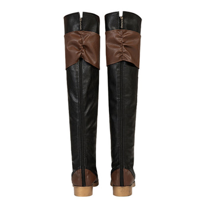 Akatsuki Deidara de Naruto Halloween zapatos blancos botas de Cosplay