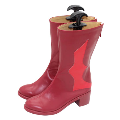 MAV Rivals Psylocke Blood Kariudo Red Shoes Cosplay Boots