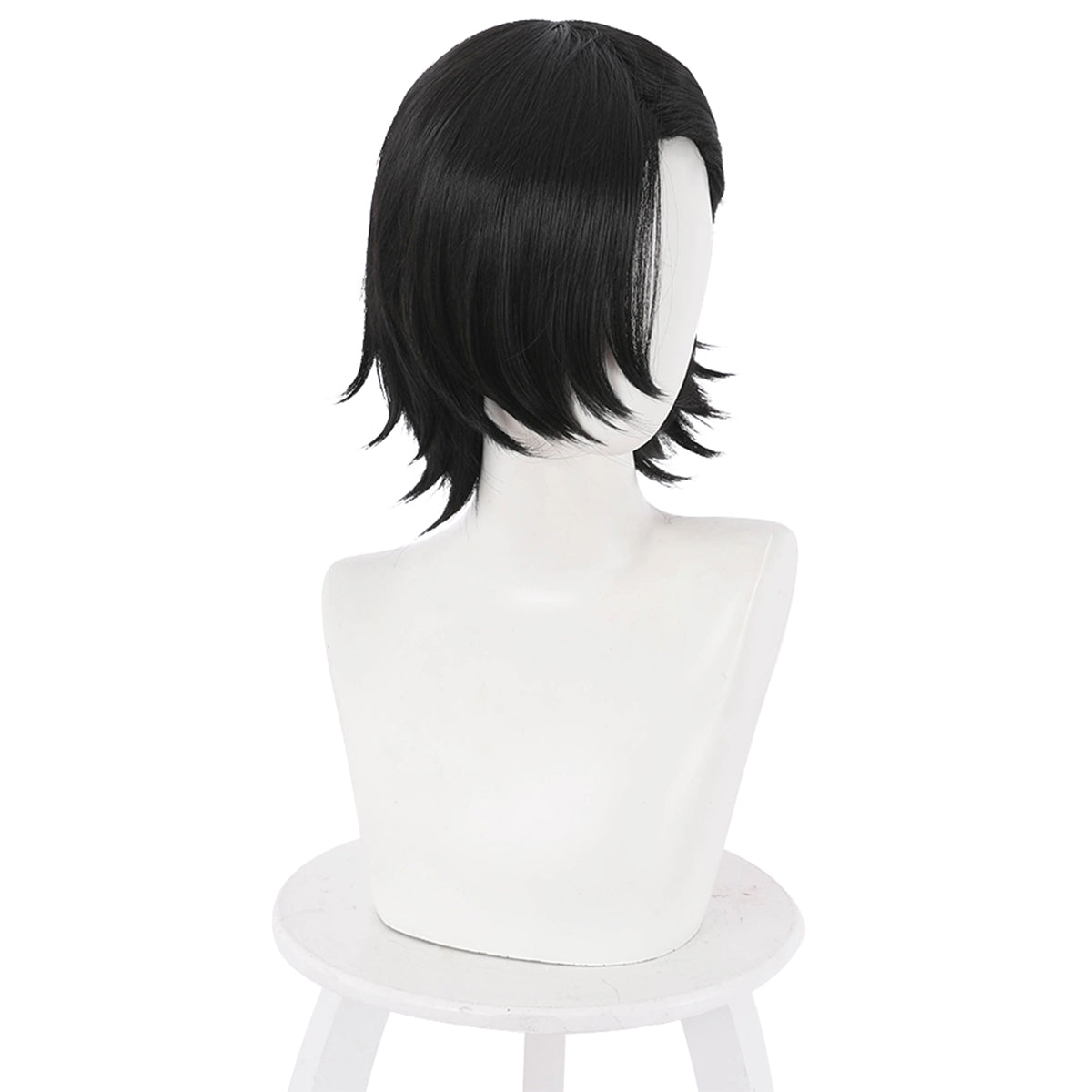 Genshin Impact Yelan Noir Violet Cosplay Perruque