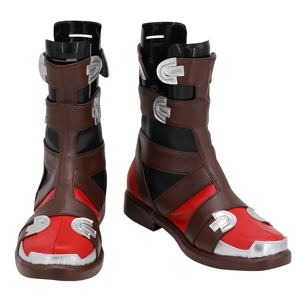 Xenoblade Chronicles Shulk Red Shoes Cosplay Boots