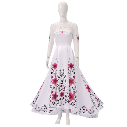 Frozen 3 Anna Wedding Dress Cosplay Costume