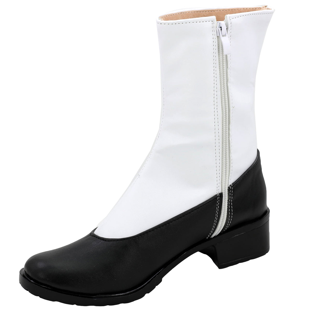 Persona 5 Lavenza Black White Shoes Cosplay Boots