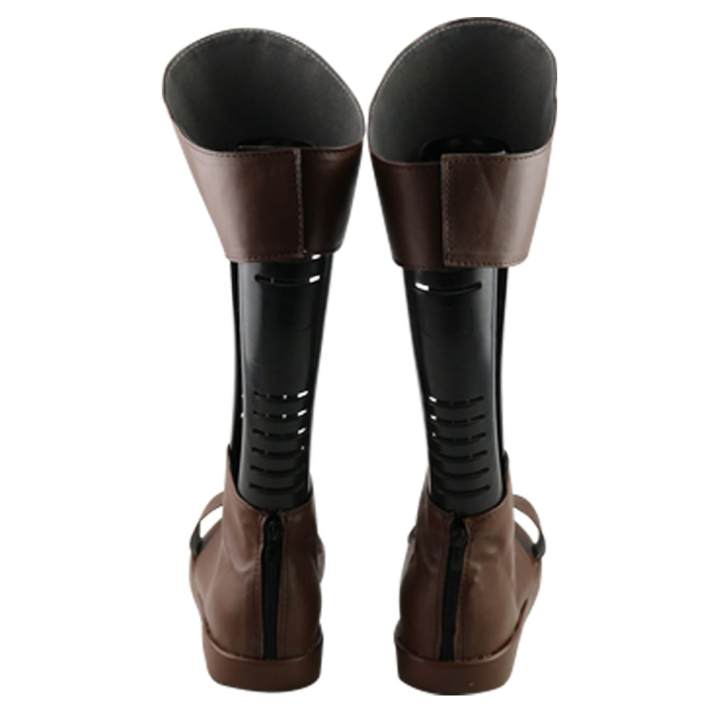 Disney Hercules Hades Dark brown Shoes Cosplay Boots