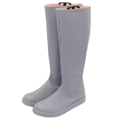 Akatsuki Deidara de Naruto Halloween zapatos blancos botas de Cosplay